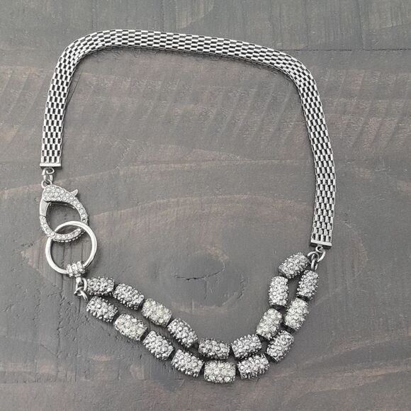 Pewter buckle necklace  - Picture 1 of 4
